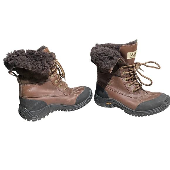 UGG Adirondack Tall Leather Waterproof Boots Women’s 6 — Winter, Outdoor, Cozy - Picture 4 of 7